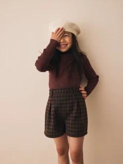 Next Vérification Brown - Short plissé sur le devant (3-16ans) Online