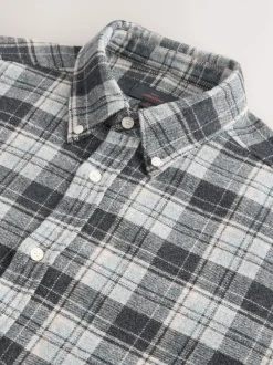 Next - Chemise à carreaux Signature à manches longues Vérification grise Hot