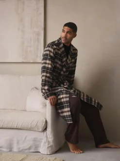 Next Vérification neutre - Robe de chambre tissée Outlet