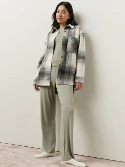 Next Vérification noir/blanc - Veste-chemise polaire Online