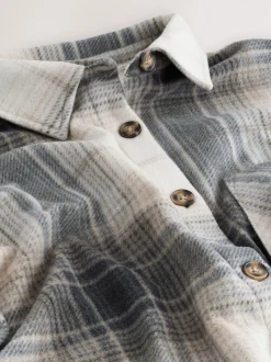 Next Vérification noir/blanc - Veste-chemise polaire Online