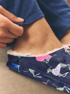 Next Whippet bleu marine - Chaussons Mule Sale