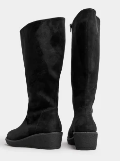 Yours Curve Extra Coupe large Slouch Knee Bottes New