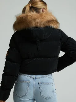 Zavetti Canada Bellucci 2 femme.0 Doudoune crop top noire Online