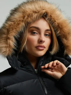 Zavetti Canada Bellucci 2 femme.0 Doudoune crop top noire Online