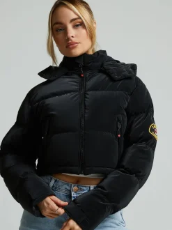 Zavetti Canada Bellucci 2 femme.0 Doudoune crop top noire Online