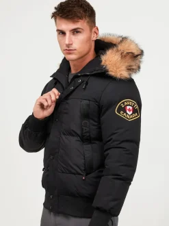 Zavetti Canada Mens Aylmer Bomber Parka Veste Clearance