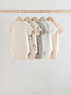 Next Zèbre gris - Lot de bodys à manches courtes pour bébé 100% coton 5 Sale